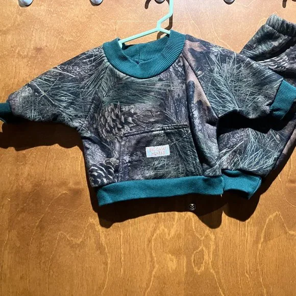 Camouflage pattern playsuit combo 18m for cold months - Picture 1 of 2